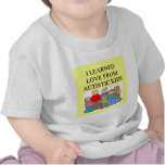 autism autustic kid son daughter love t-shirts