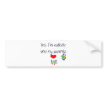Autism awareness bumper stickers