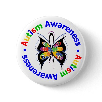 Autism Awareness Butterfly Pin by giftsforawareness