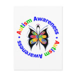 Autism Awareness Butterfly Postcard