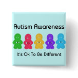 Autism Awareness Pinback Buttons