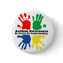Autism Awareness Pinback Buttons