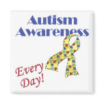 Autism Awareness Every Day Fridge Magnet