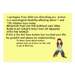 Autism Awareness Explanation Cards - Customised