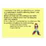 Autism Awareness Explanation Cards - Customised