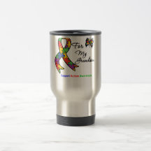 Autism Awareness For My Grandson Coffee Mug