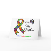 Autism Awareness For My Nephew Cards
