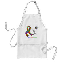 Autism Awareness For My Son Apron