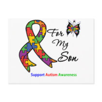 Autism Awareness For My Son Postcards