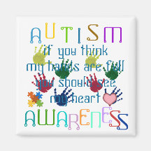 Autism Awareness Fridge Magnets