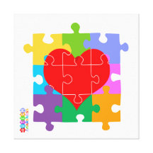 Autism Awareness Gallery Wrapped Canvas