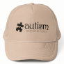 Autism Awareness Hat - Black on Tan