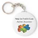 Autism Awareness, Help Us F... keychains