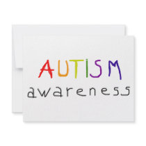 Autism Awareness Personalized Invitations