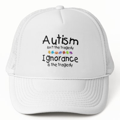 Autism Awareness Isnt The Tragedy Mesh Hats by TeeZazzle