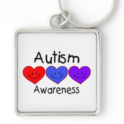 Autism Awareness Key Chain by TeeZazzle