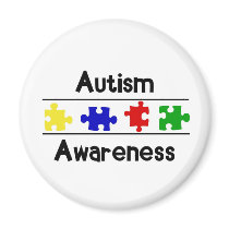 Autism Awareness Refrigerator Magnet