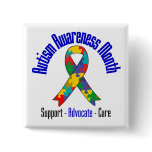 Autism Awareness Month Pin