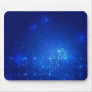 Autism Awareness Mousepad Glowing Blue Puzzle