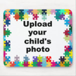 Autism Awareness Mousepad Puzzle Frame Customise