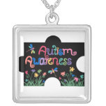 Autism Awareness Piece Necklace