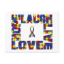 autism awareness post cards