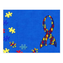 autism awareness postcards