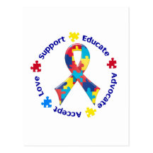 Autism Awareness Postcards