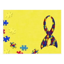autism awareness postcards