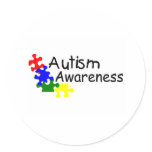 Autism Awareness (PP) Round Sticker