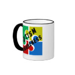 Autism awareness puzzle block coffee mugs