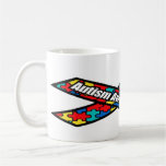 Autism Awareness Puzzle Piece Ribbon Mug
