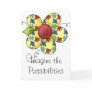 Autism Awareness Puzzle Pieces Flower Design Greeting Cards