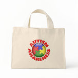Autism Awareness Puzzle Pinwheel bags