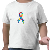 Autism Awareness Ribbon A4