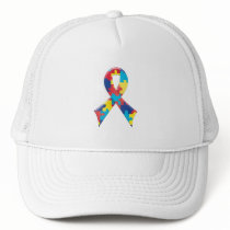 Autism Awareness Ribbon A4