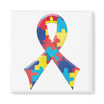 Autism Awareness Ribbon A4