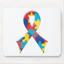 Autism Awareness Ribbon A4