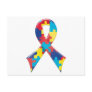 Autism Awareness Ribbon A4