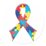 Autism Awareness Ribbon A4