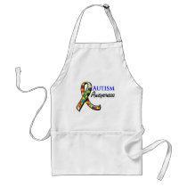 Autism Awareness Ribbon Apron