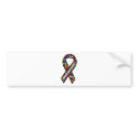 Autism Awareness Ribbon bumper stickers