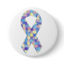 Autism Awareness Ribbon Button