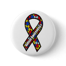 Autism Awareness Ribbon Pin