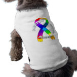 Autism Awareness Ribbon Doggie Tshirt