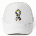 Autism Awareness Ribbon hats