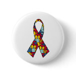 Autism Awareness Ribbon Merchandise Pin