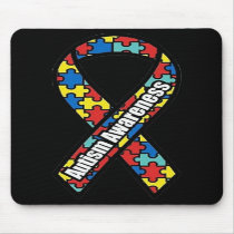 Autism Awareness Ribbon Mousepad