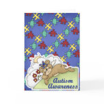 Autism Awareness Sleeping Bear Greeting Cards