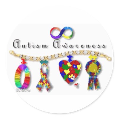 Autism Awareness Stickers by 0mercury